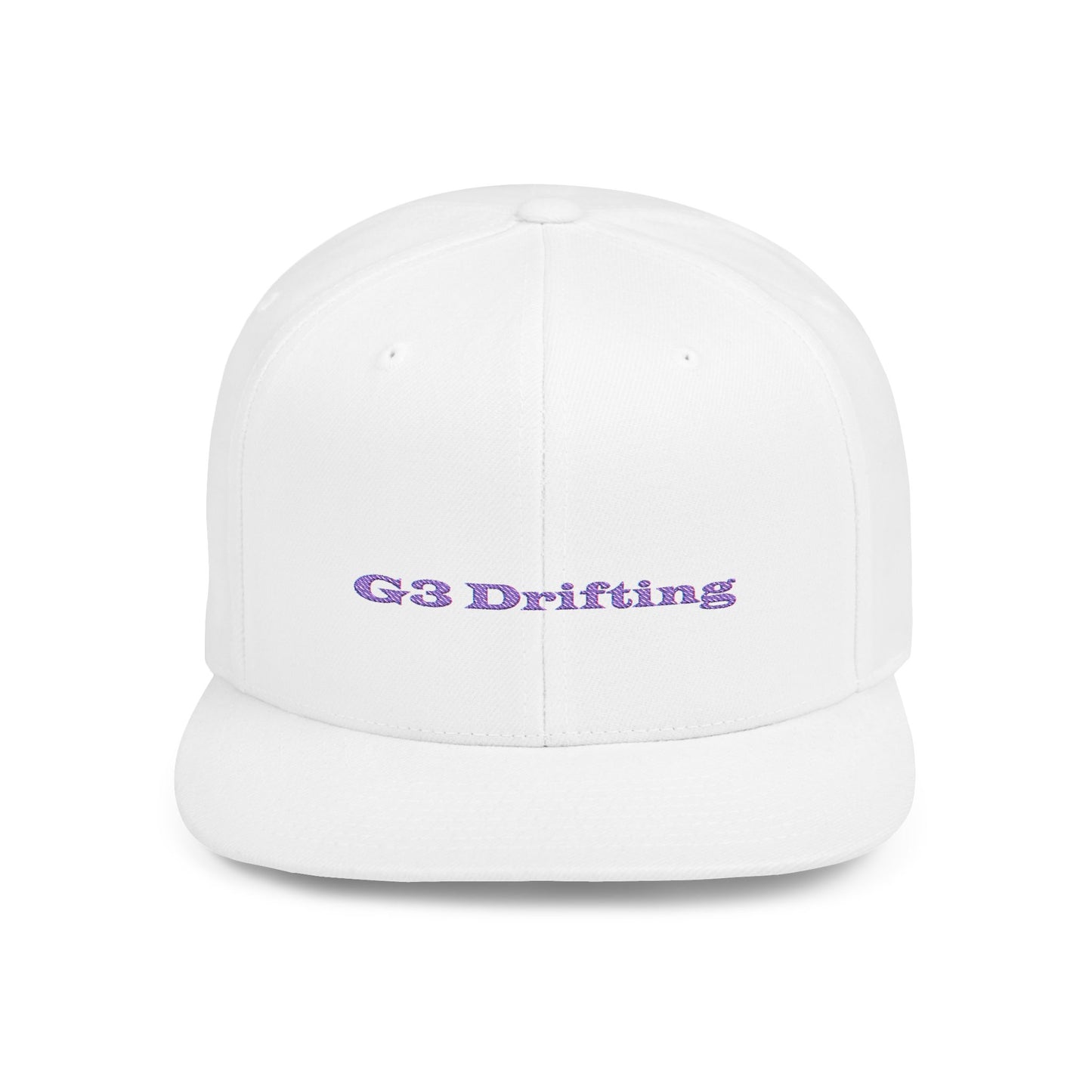 G3 Drifting Flat Bill Snapback Hat, Trendy Snapback Cap for Drifting Enthusiasts, Casual Streetwear, Gift for Car Lovers, Adjustable Hat