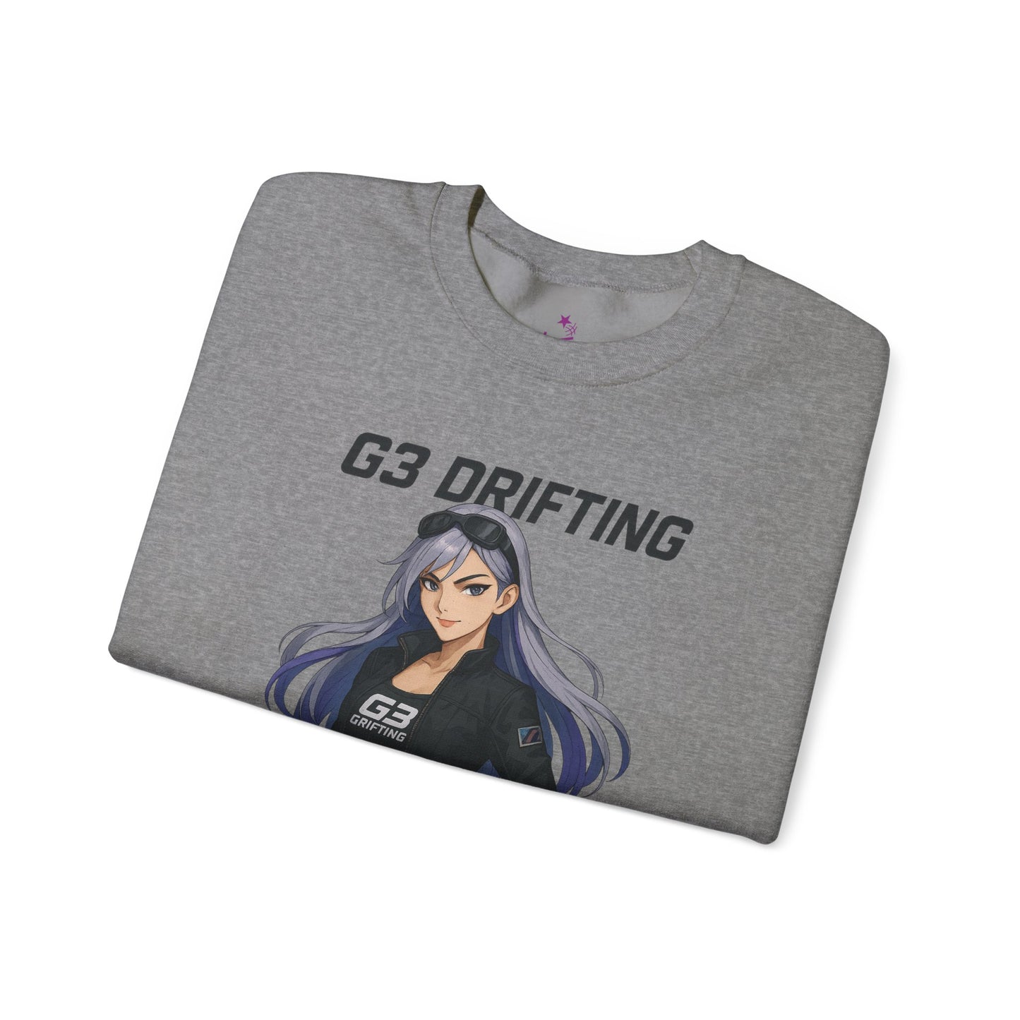"G3 Drifting 'Track Queen' Crewneck – Anime Drifiting Edition"