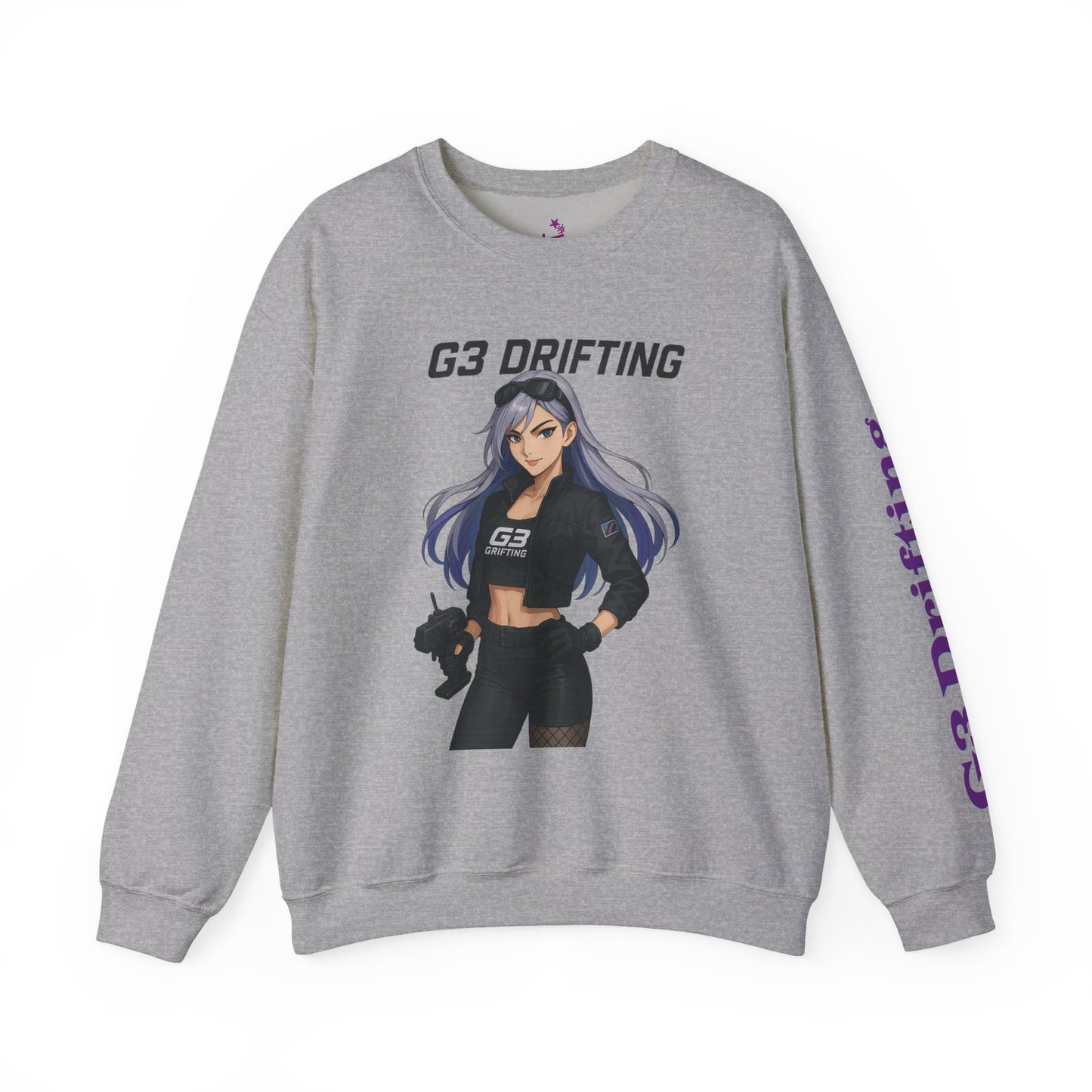 "G3 Drifting 'Track Queen' Crewneck – Anime Drifiting Edition"