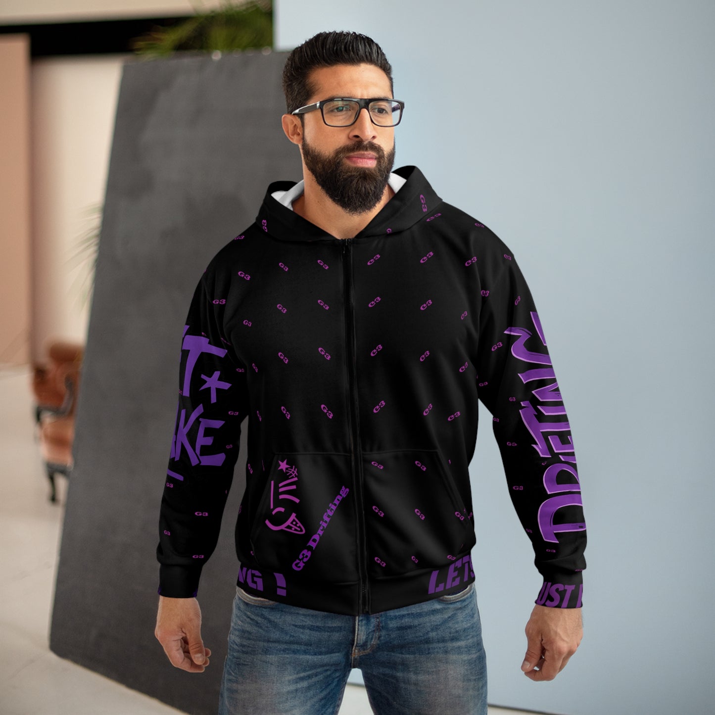 G3 Drifting Design FAN CLUB Zip Hoodie