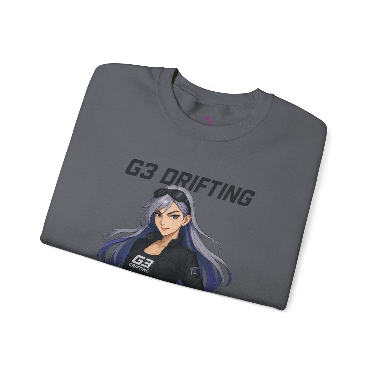 "G3 Drifting 'Track Queen' Crewneck – Anime Drifiting Edition"