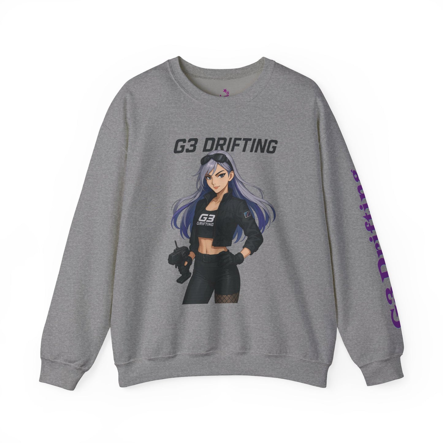 "G3 Drifting 'Track Queen' Crewneck – Anime Drifiting Edition"