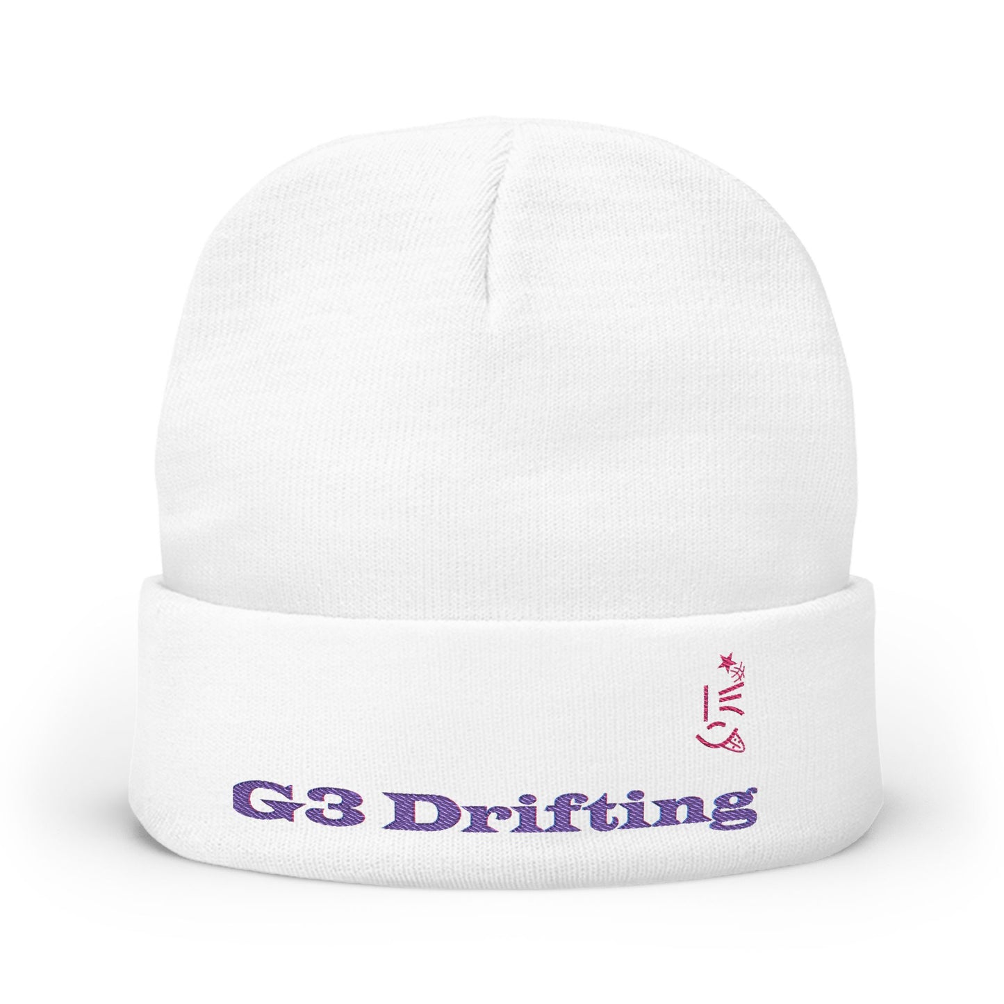 Stylish Embroidered Knit Beanie for Winter, Cozy Hat for Drifting Lovers, Great Gift for Outdoor Adventures, Fall-Winter Fashion