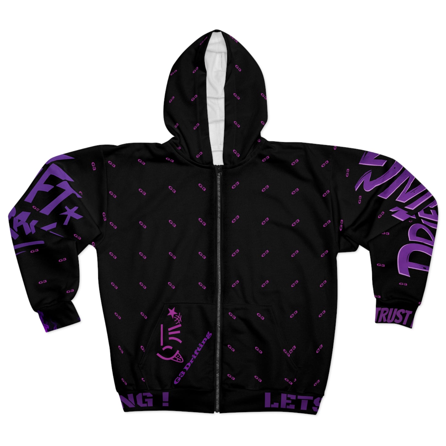 G3 Drifting Design FAN CLUB Zip Hoodie