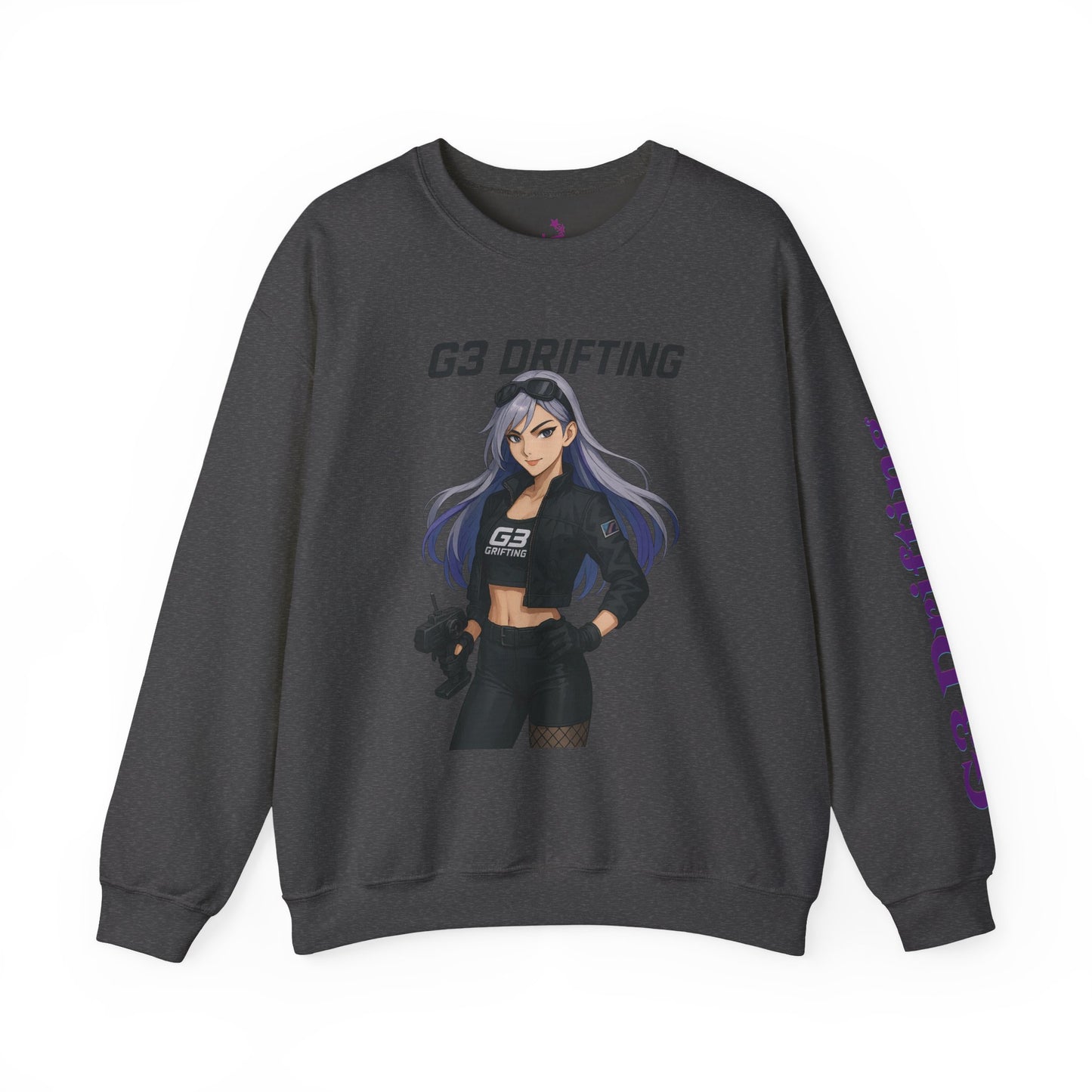 "G3 Drifting 'Track Queen' Crewneck – Anime Drifiting Edition"