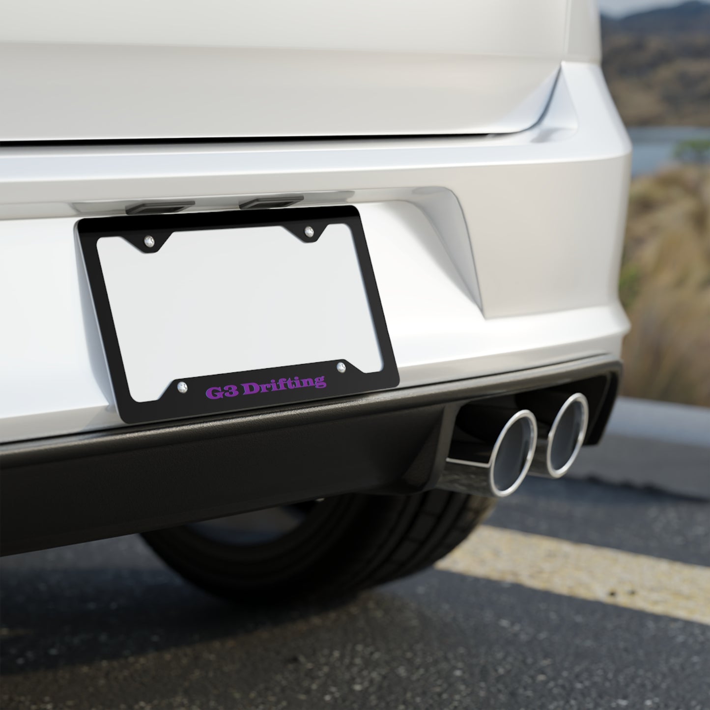 G3 “Sideways Signature” Plate Frame