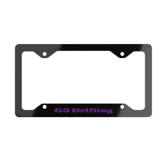 G3 “Sideways Signature” Plate Frame